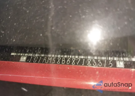 2008 Chevrolet Cobalt Sport from USA, damaged, VIN 1G1AM58B687183315